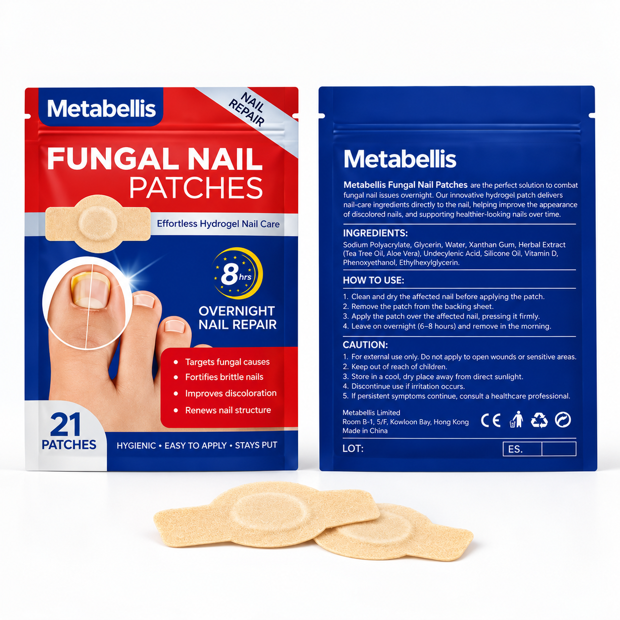 Overnight Toenail Repair Patches|Restore The Look Of Damaged Nails