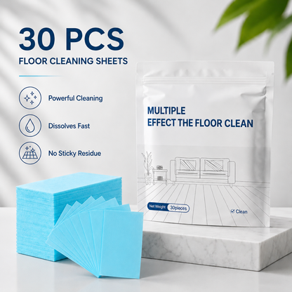 No more backbreaking mopping! Dissolve dirt, limescale with one sheet