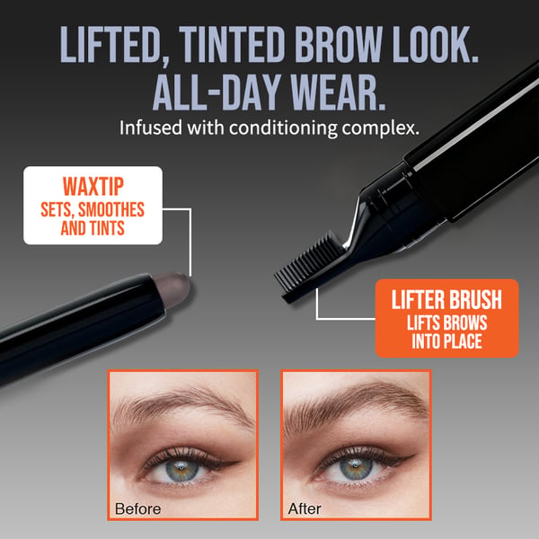 Stop skipping brows with this 2-in-1 easy brow stick