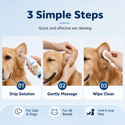 🐶🐱 Ear cleaner | Soothes itchy ears👂